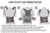 Posture Corrector for Men and Women Back Posture Brace Clavicle Support Stop Slouching and Hunching Adjustable Back Trainer