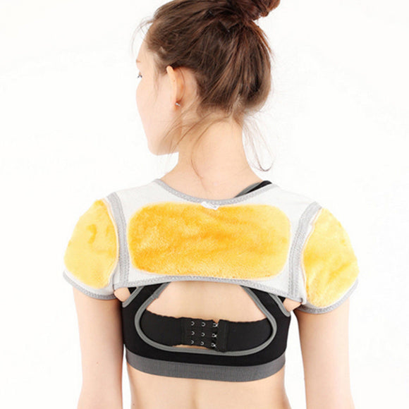 Neck Pain Improve Periarthritis Heating  Shoulder Care Self-heating Bamboo Charcoal Fiber Shoulder Belt Support Relieve Shoulder